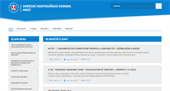 Desktop Screenshot of ohk-most.cz