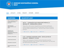 Tablet Screenshot of ohk-most.cz